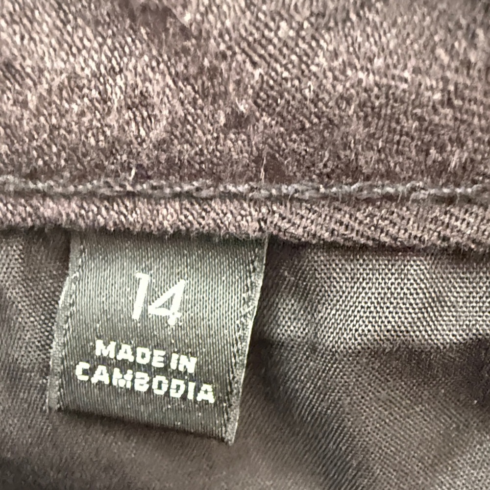 Simply Vera Vera Wang Black Textured Jeans, size 14 - Picture 10 of 11